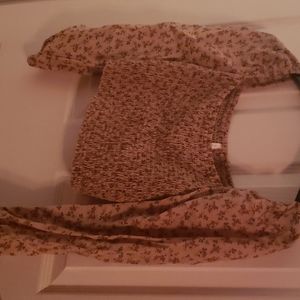 Floral crop top